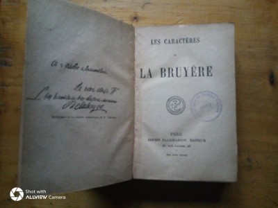 Les caracteres-La Bruyere foto