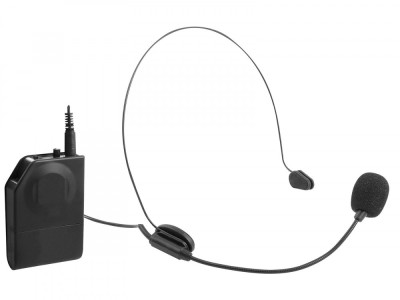 Microfon lavaliera wireless cu clip VHF EM 408 R Trevi foto