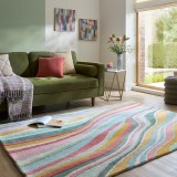 Cumpara ieftin Covor Abstract Flow Albastru deschis 120x170 cm, Flair Rugs