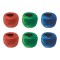 Sfoara rafie panglica 200 g, 2 x rosu, 2 x verde, 2 x albastru, 6 buc / set