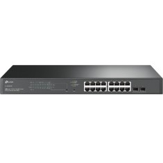 SWITCH TP-LINK 18 porturi JetStream Gigabit Smart Switch with 16-Port PoE+, carcasa metal &quot;SG2218P&quot; (timbru verde 2 lei)