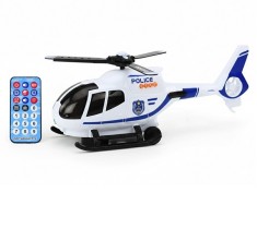 Elicopter de politie cu telecomanda, lumini si muzica