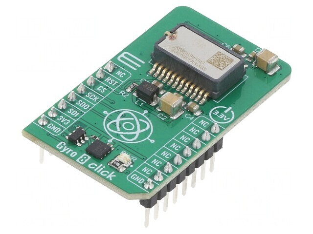 GYRO 8 CLICK - Placă Prototip Giroscop SPI 3,3VDC