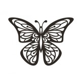 Sticker decorativ Fluture, Negru, 60 cm, 1149ST