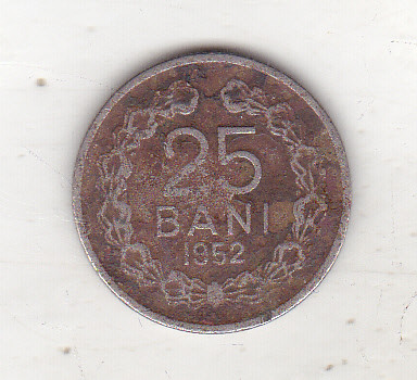 bnk mnd Romania 25 bani 1952