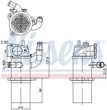 Radiator recirculare gaze de esapament Audi A4 B8, A4 B9, A5, A6 C7, Q5 Motor 2.0 TDI, 2.0 TDI quattro, 30 TDI, 35 TDI, 35 TDI quattro, 40 TDI, 40