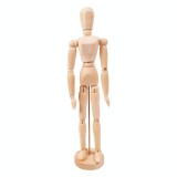 Figurina corp uman cu articulatii mobile, pe suport vertical, pentru pictura, desen, PLAYBOX