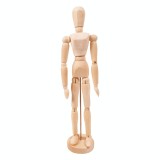 Figurina corp uman cu articulatii mobile, pe suport vertical, pentru pictura, desen, PLAYBOX