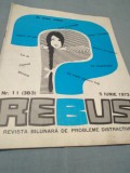 Cumpara ieftin REVISTA REBUS 11 /5 IUNIE 1973