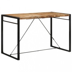 vidaXL Masă de bar, 175x90x110 cm, lemn masiv de mango nefinisat