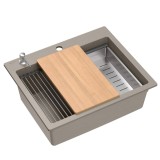 Chiuveta din granit KURT 110 WORKSTATION BEIGE