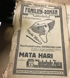 DER FAMILIEN ROMAN , Mata Hari, edt Eminescu, Cernauti Pret 3 lei, Nr 46