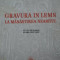 GRAVURA IN LEMN LA MANASTIREA NEAMTU - GHEORGHE RACOVEANU 1940