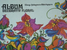 ALBUM DECORATIV FLORAL de ELENA STANESCU-BATRANESCU 1981 foto