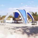 VidaXL Cort de petrecere Albastru azur rezistent la apă