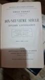 Emile Faguet - Dix-neuvieme siecle. Etudes Litteraires
