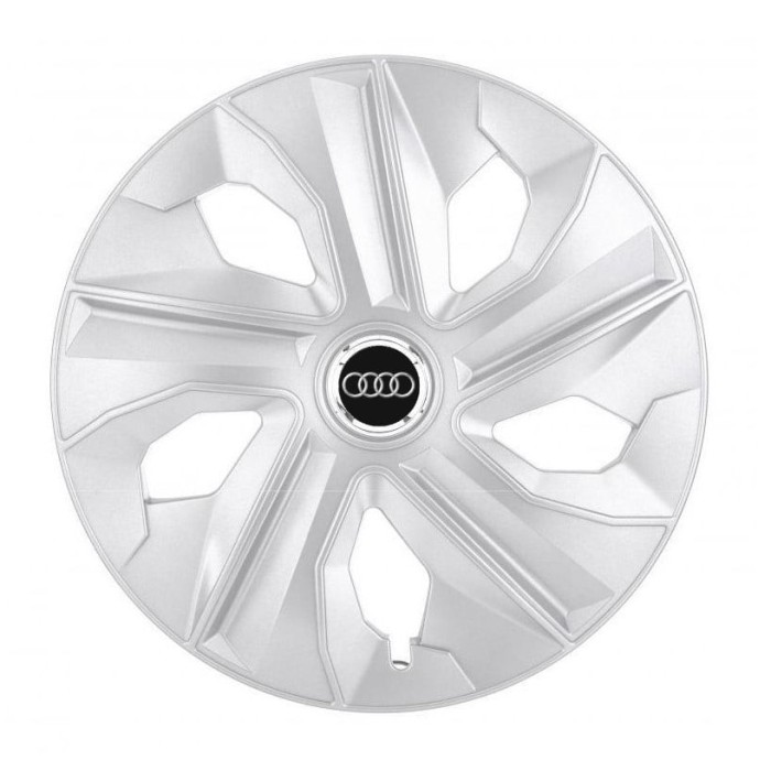 Set 4 Capace Roti pentru Audi, model Luna Gray, R14