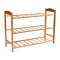 Raft cu 3 nivele pentru incaltaminte, bambus, 68 x 47 x 23 cm
