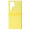Husa Silicon Galbena Samsung Galaxy S22 Ultra, High Copy - Protectie Premium