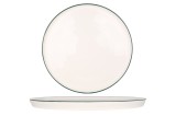 Rinart Farfurie pentru cină - Green Edge - Porţelan - 28 cm - set de 6