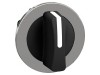Comutator rotativ 30mm 3 poziții negru