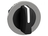 Comutator rotativ 30mm 3 poziții negru