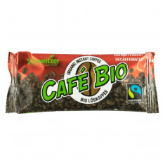 Cafea instant decofeinizată, bio si fairtrade 100% arabica 2,4g Schweitzer