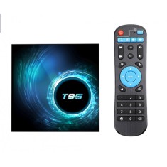 Smart TV Box Mini PC Techstar? T95, Android 10, 4GB + 32GB ROM, 6K ,WiFi 2.4GHz, RJ45 foto