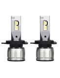 Set 2 leduri H4 P16 Canbus pentru far auto, putere 60W, luminozitate 10.000 Lm, 12V