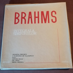 Brahms Integrala Simfoniilor 1 2 3 4-4LP Box Antonin Ciolan Electrecord vinil