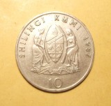 TANZANIA 10 SHILLINGI 1987