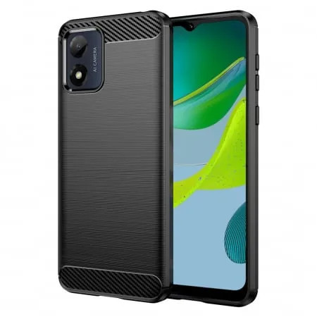 Husa Motorola Moto E13 Carbon Negru Techsuit