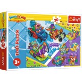 Puzzle Trefl SuperThings, 30 piese, pentru copii 3+ ani