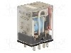 Releu electromagnetic, 6V DC, 10A, DPDT, serie MY2, OMRON - MY2 6VDC (S) foto