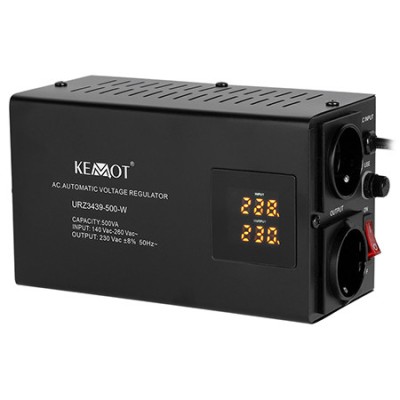 Stabilizator tensiune automat 500va perete kemot foto