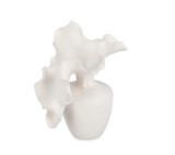 Cumpara ieftin Vaza flori ceramica alba Minde &Oslash;23,5x28h