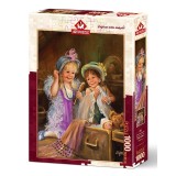 Puzzle 1000 piese - BEAUTIES IN ATTIC, Jad