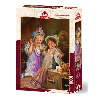 Puzzle 1000 piese - BEAUTIES IN ATTIC foto