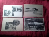 4 Ilustrate Japonia UPU , interbelice , alb-negru , necirculate