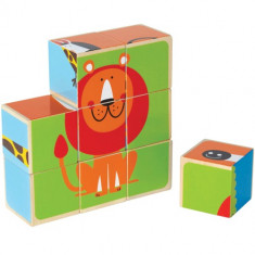 Puzzle Cubic Hape Animale de la Zoo foto