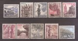 Spania 1965 - Obiective turistice, 10 serii, MNH