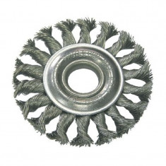 Perie sarma impletita cu orificiu Proline, tip circular, 150 mm