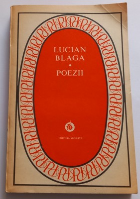 Lucian Blaga , Poezii, Editura Minerva foto