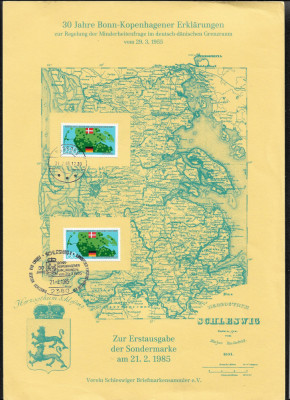 Germania FDC 1985 foto