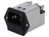Conector Alimentare AC Soclu Tată 1A 250VAC IEC 60320