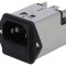 Conector Alimentare AC Soclu Tată 1A 250VAC IEC 60320