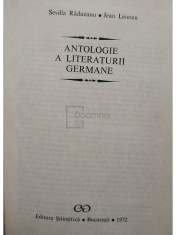 Sanda Raducanu - Antologie a literaturii germane (Editia: 1972) foto