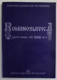 ROMANOSLAVICA , SERIE NOUA , VOLUMUL XLVIII , NR. 2 , 2012