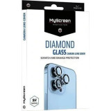 Cumpara ieftin Folie sticla camera MyScreen Diamond Lens pentru iPhone 15/15 Plus Negru, Panzerglass