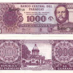 PARAGUAY 1.000 guaranies 2002 COMEMORATIVA UNC!!!